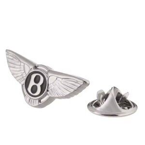 Bentley Brooch Logo Metal Bentley Logo Brooche Silver Color Pin